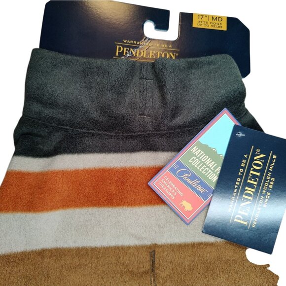 Pendleton Badlands National Parks Collection Dog Sweater Coat Fleece Sz Medium - Picture 4 of 11